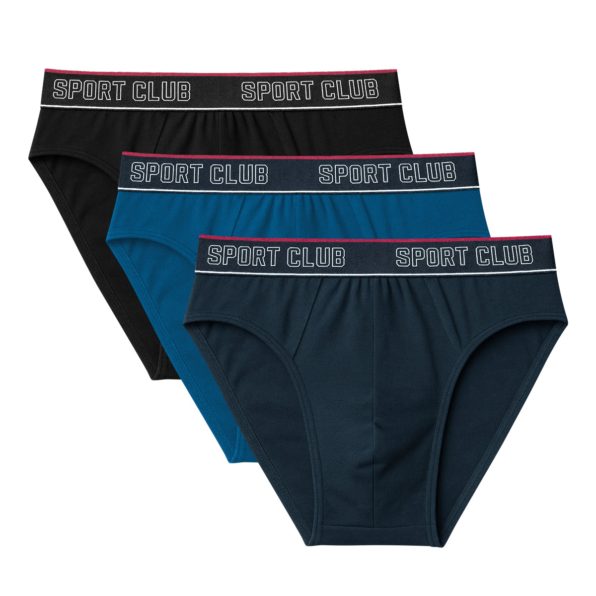 Pack of 3 Mens Premium Soft Stretch Cotton Briefs