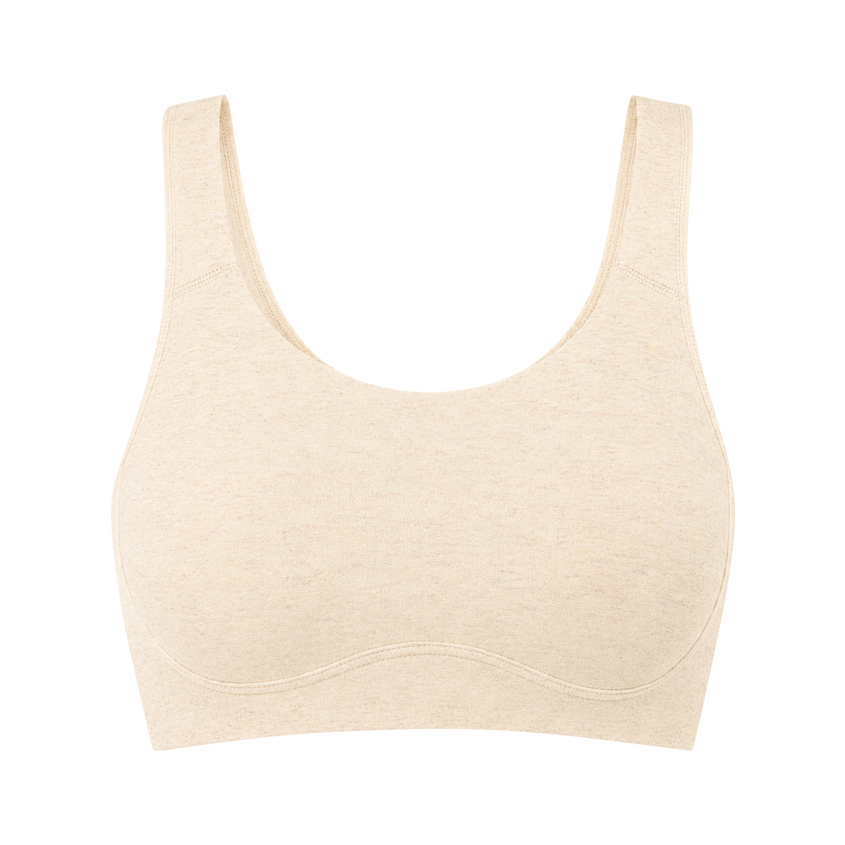 Womens Non-Padded Wire-Free Full Coverage Cotton Bra