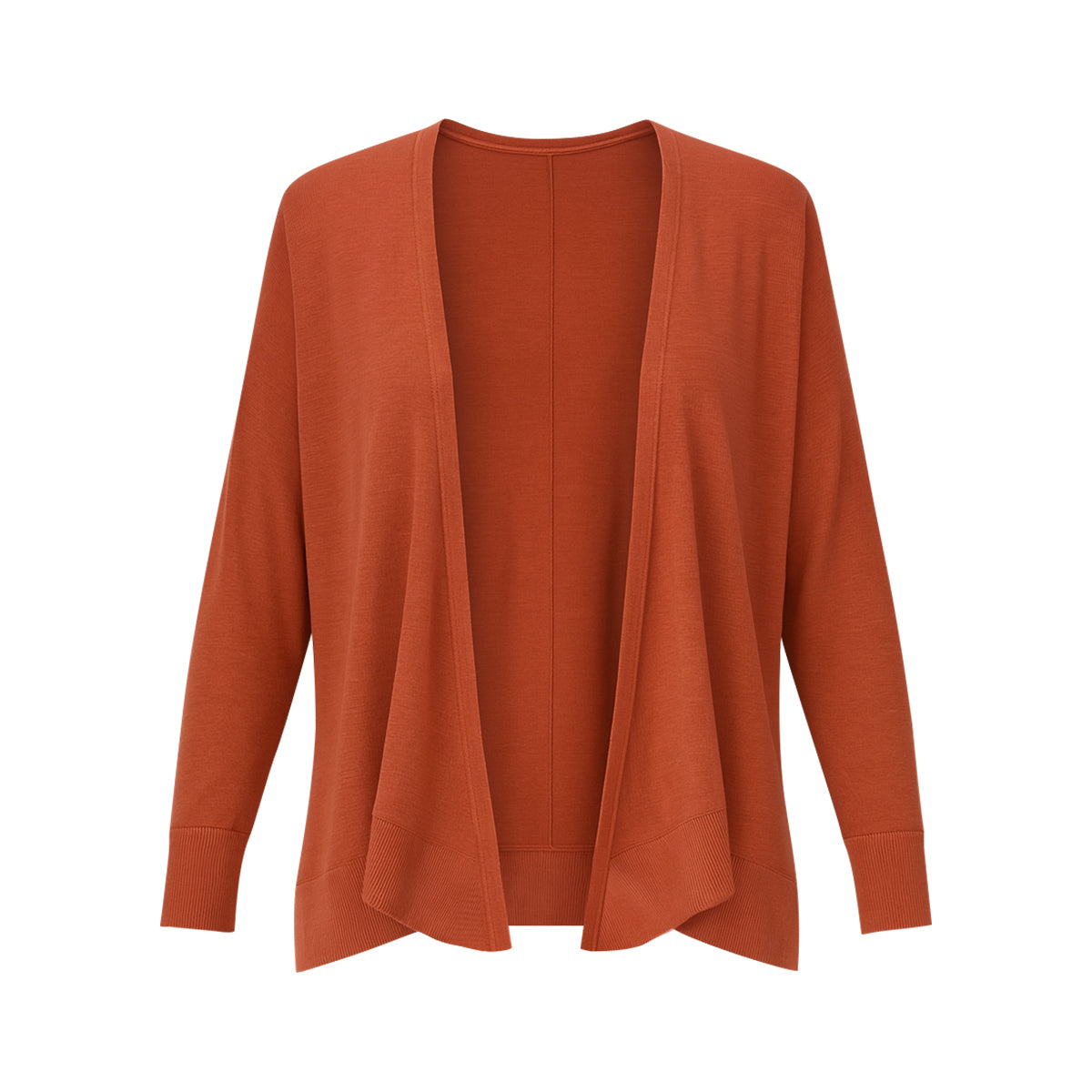 Womens Lightweight Open Front Soft Knit Cardigan