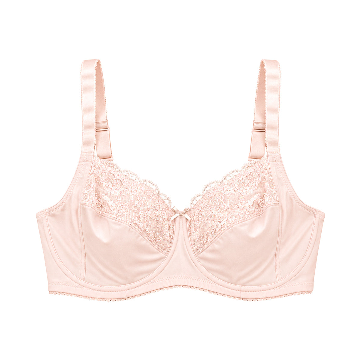 Womens Non-Padded Underwired Full Cup Lace Bra