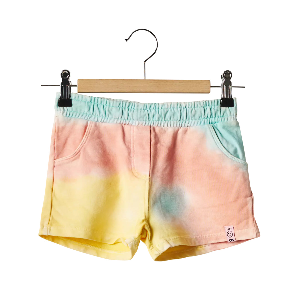 Teen Girls Tie Dye terry cotton short pant