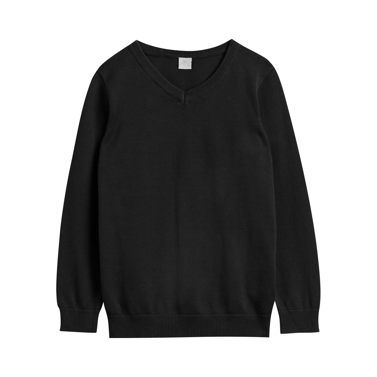 Boys V-Neck Long Sleeve Cotton Sweater