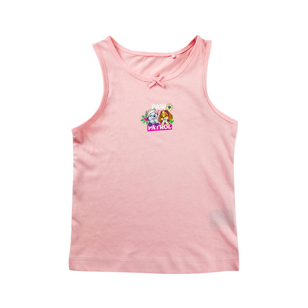 Girl's Print Scoop Neck Soft Sleeveless Vest Tank Tops