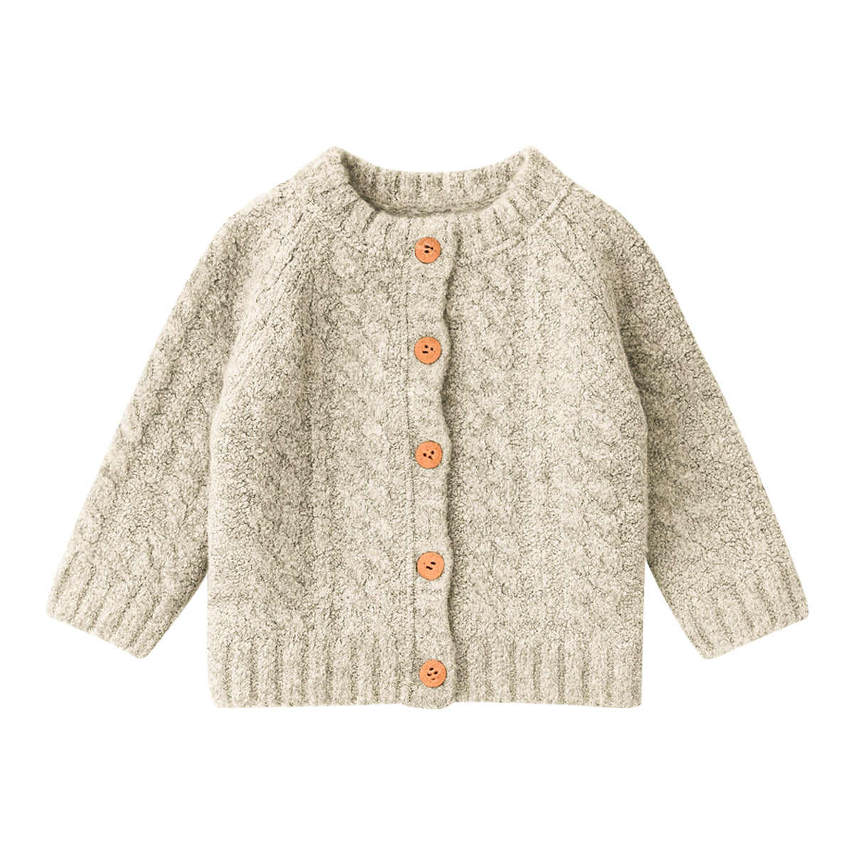 Girls Cotton Knitted Cardigan Sweater