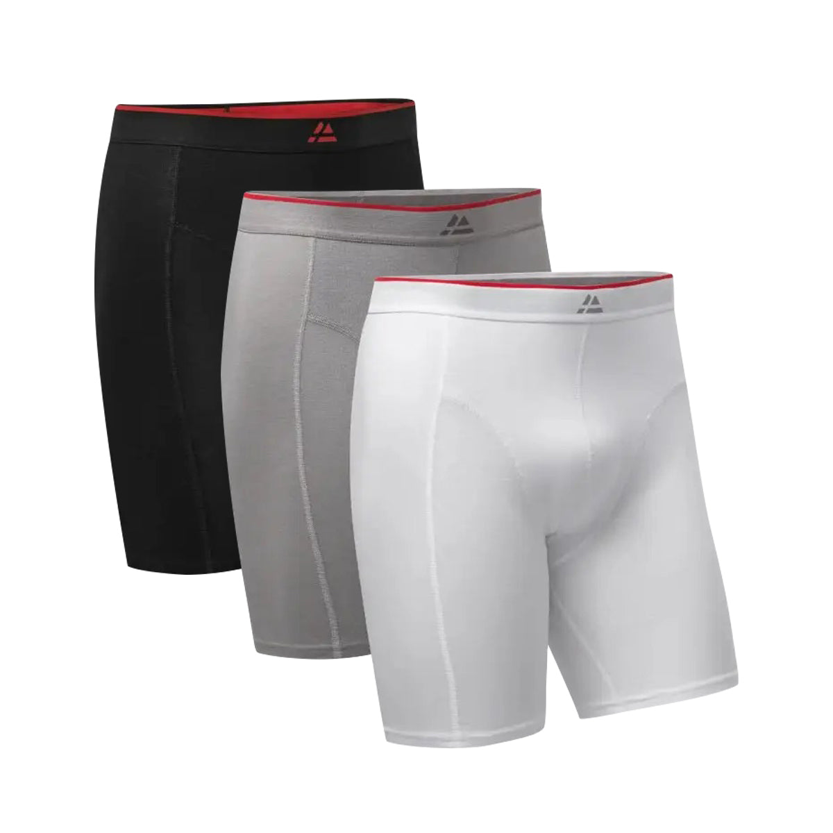 Pack of 3 Mens Extra Long Bamboo Fiber Trunks Boxer