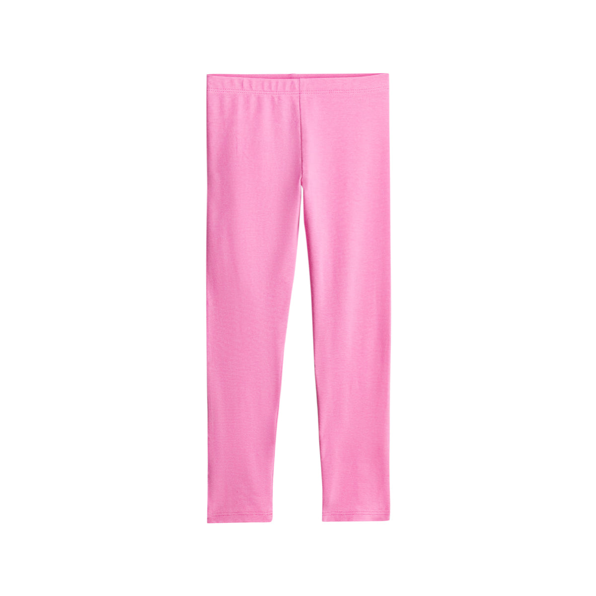 Girls Regular Waist Cotton Jersey Leggings