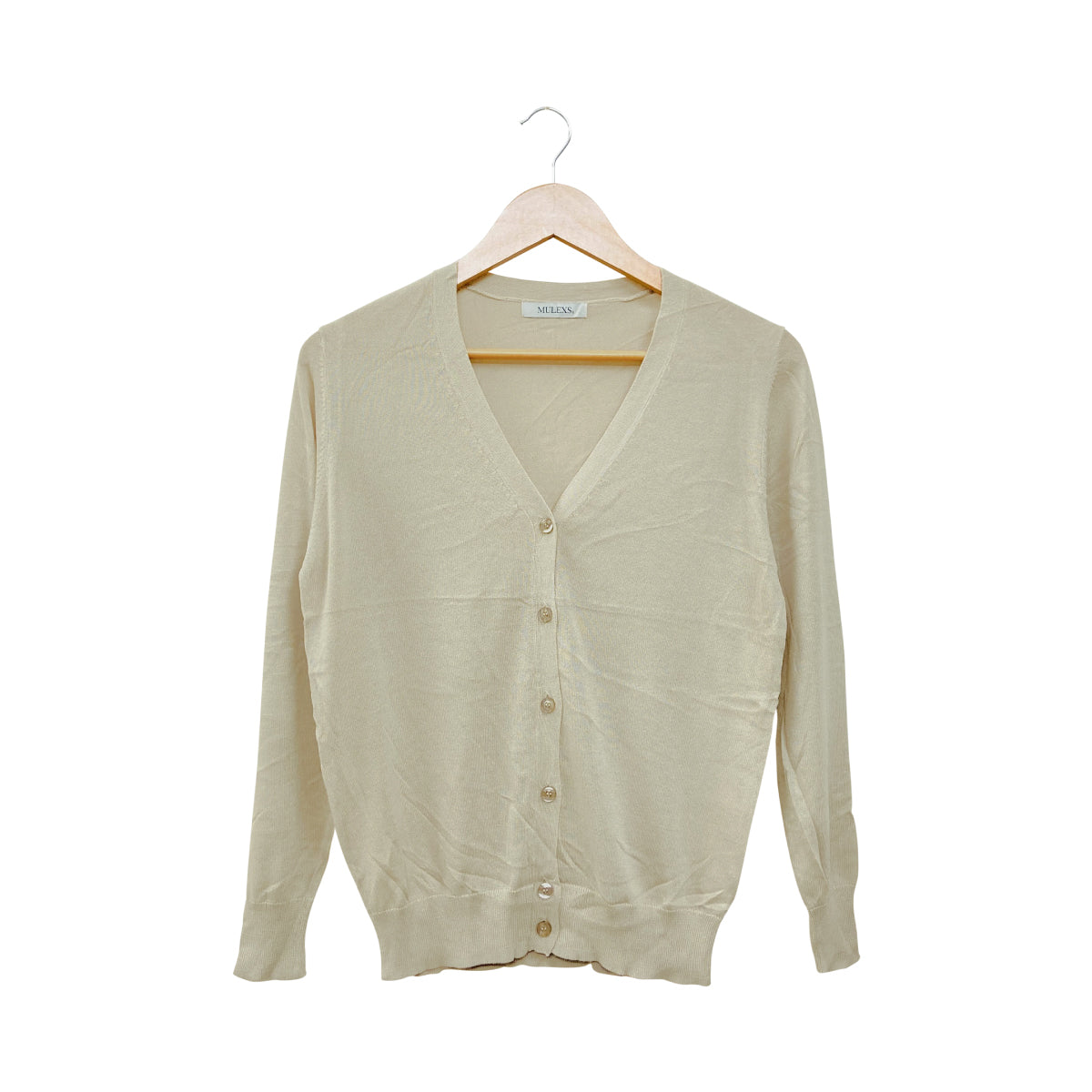 Women's V-neck Button Knitted Thin Sweater