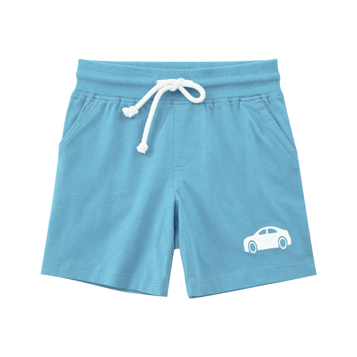 Baby Boys Soft Cotton Summer Shorts with Drawstring