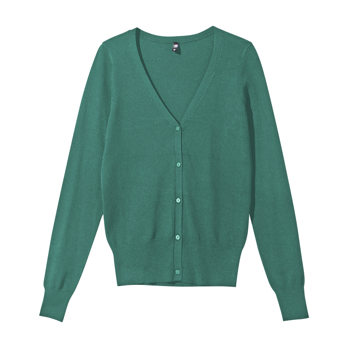 Womens Classic V-Neck Button-Down Long Sleeve Cardigan Sweater