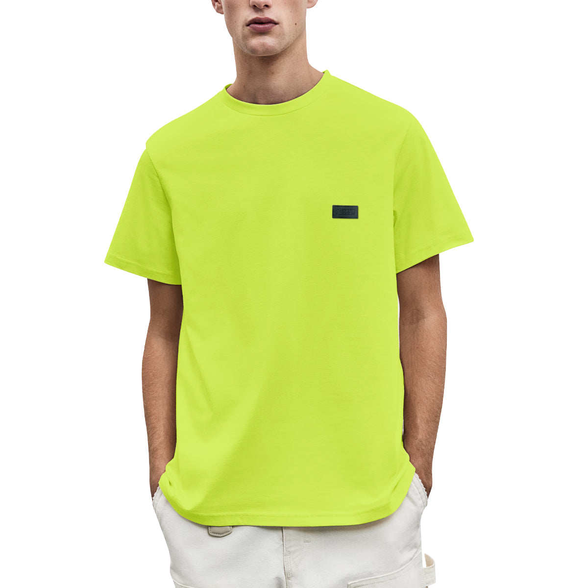 Mens Crew Neck Basic Cotton T-Shirt