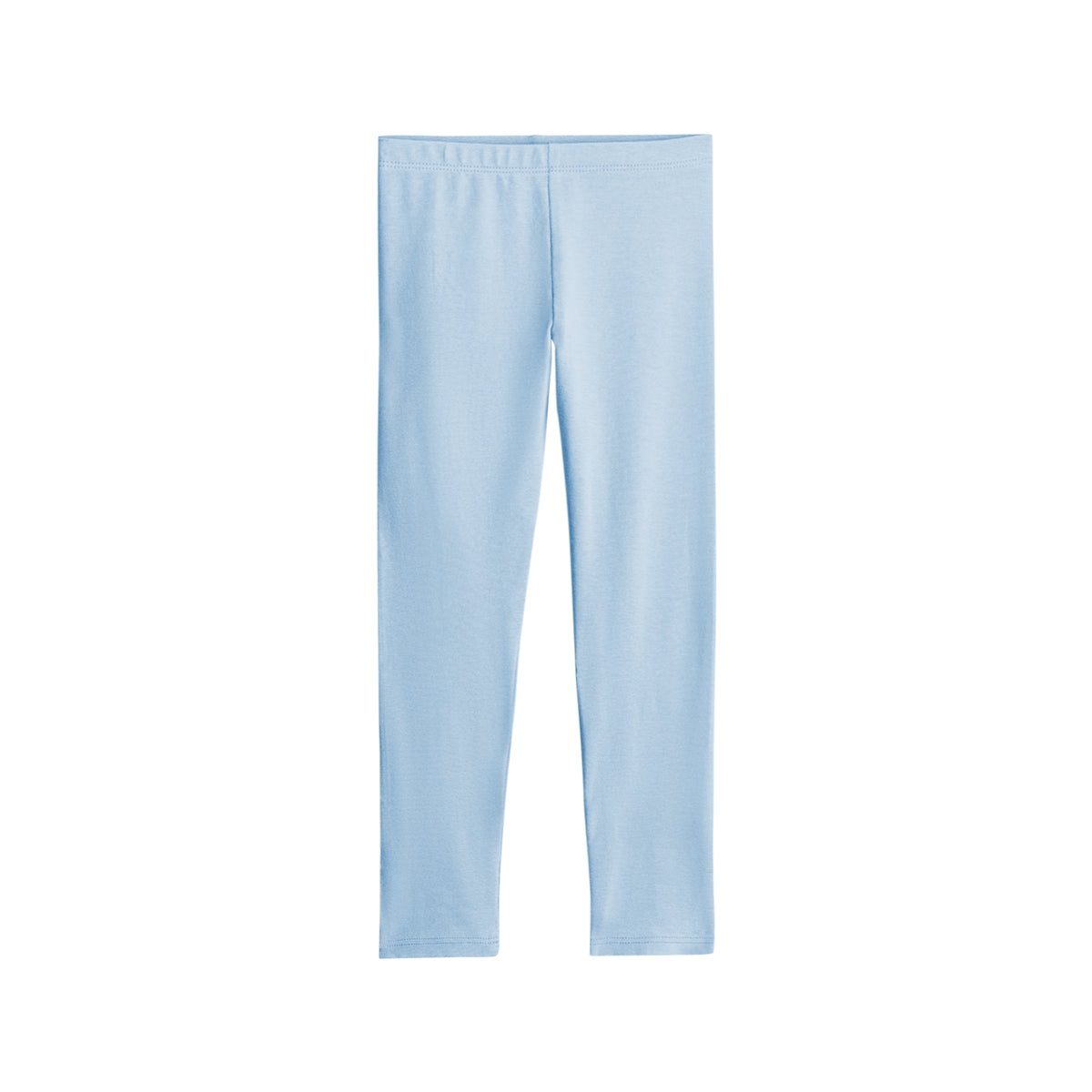 Girls Regular Waist Cotton Jersey Leggings
