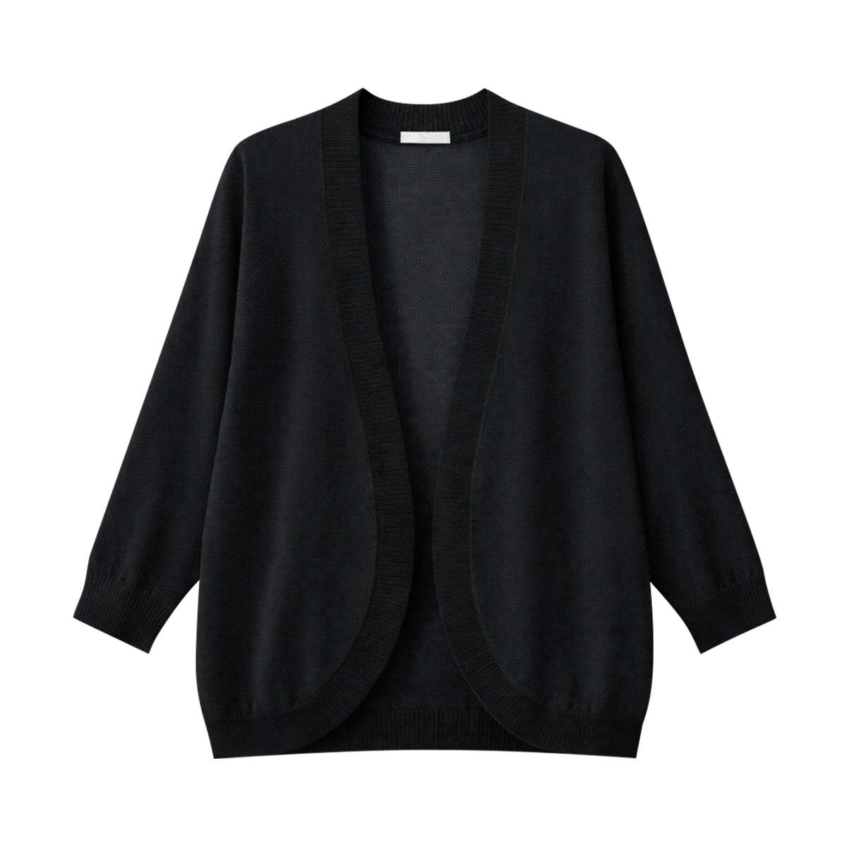 Womens Soft Knit Open-Front Lightweight Long Sleeve Cardigan