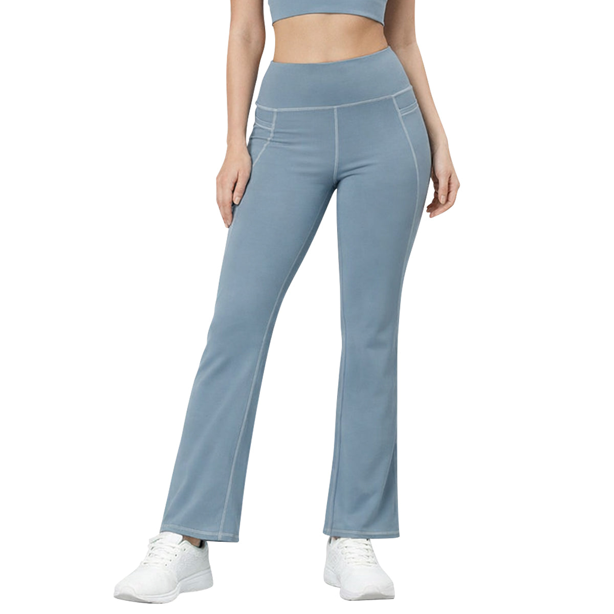 Womens High Waist Bootcut Yoga Pants with Pockets