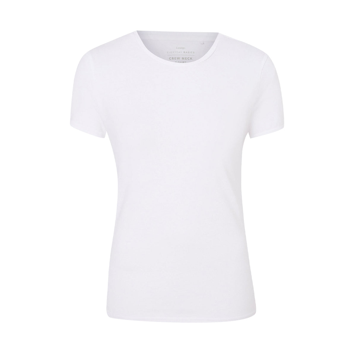 Womens Crew Neck Short Sleeve Soft Cotton Jersey T-Shirt