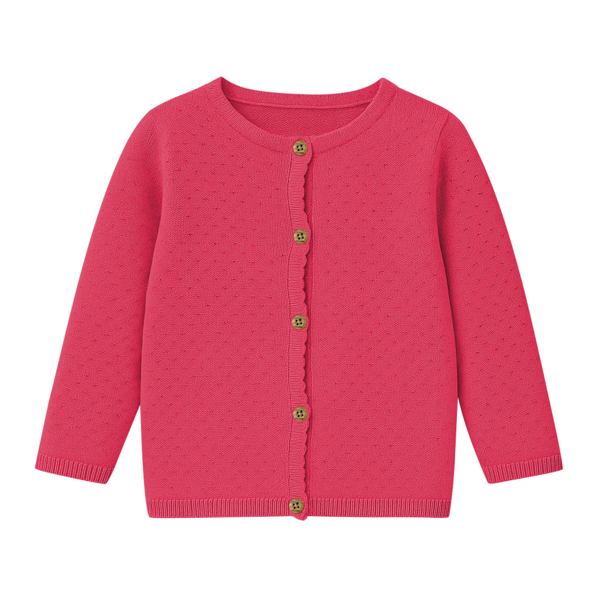 Girls Premium Soft Knit Button Cardigan