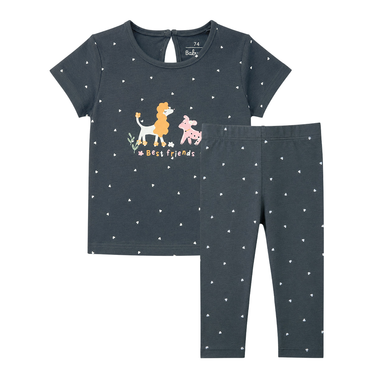 Kids Cotton Printed Co-Ord Pajama Set