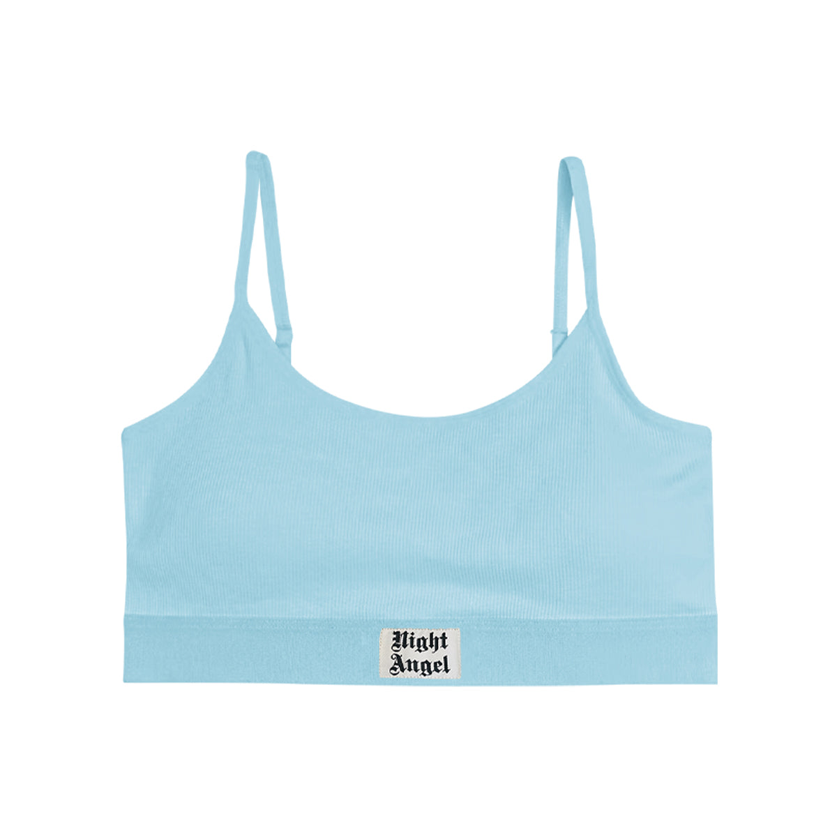 Ladies Adjustable Ribbed Padded Sports Bra