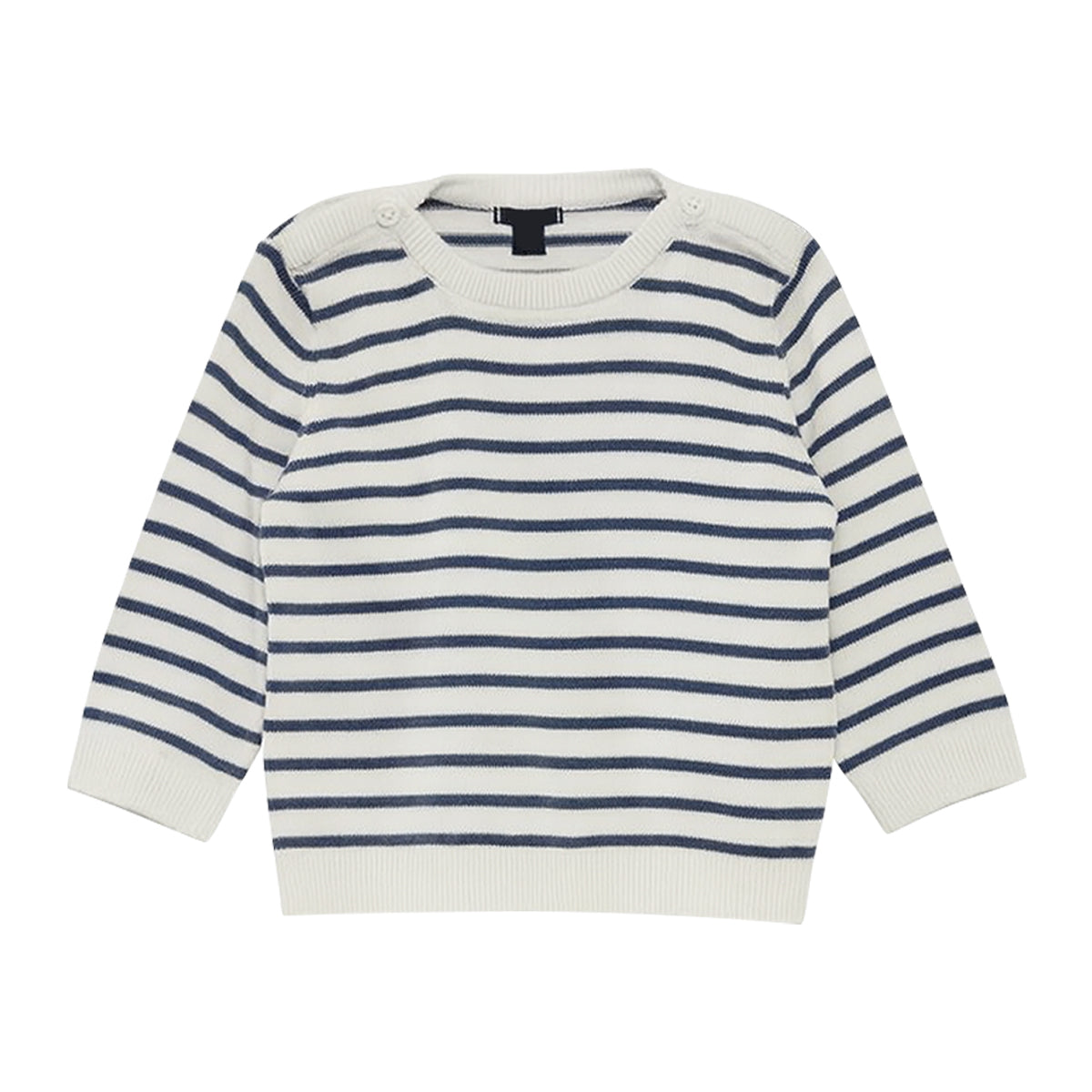 Toddler Baby Soft Cotton Striped Knit Full Sleeve Sweater