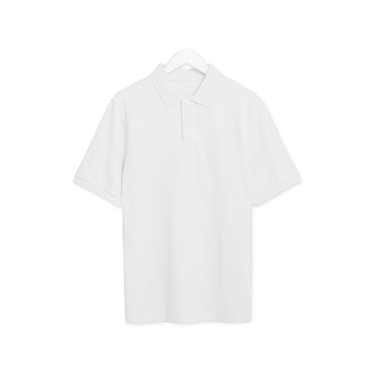 Mens Short Sleeve Regular & Relaxed Fit Pique Polo Cotton T-Shirt