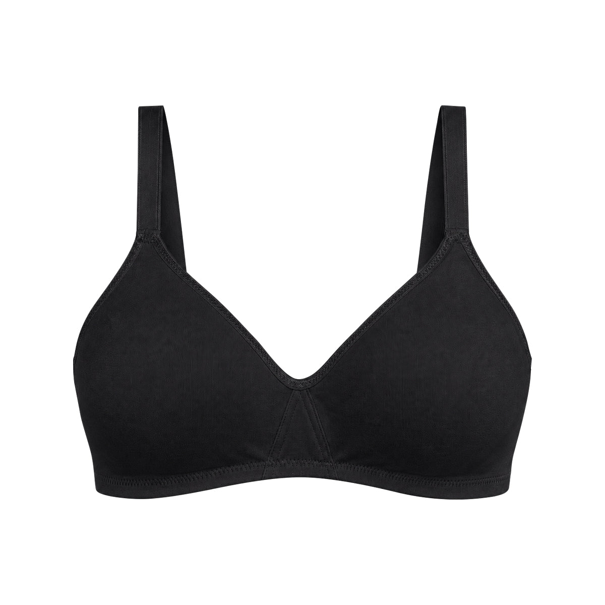 Womens Cotton Non-Padded Wire-Free Full Coverage Bra
