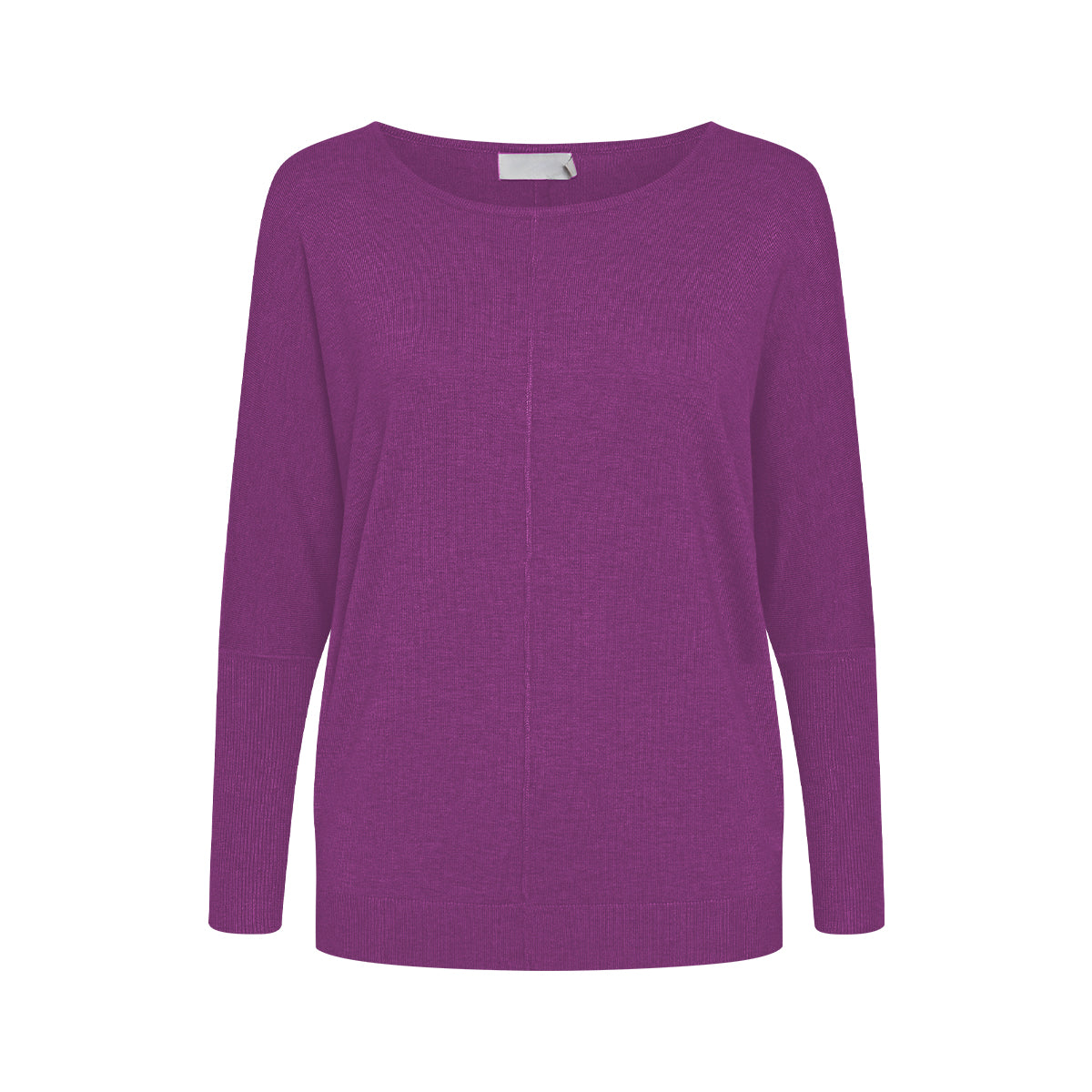 Womens Premium Soft Viscose Knit Crew Neck Sweater