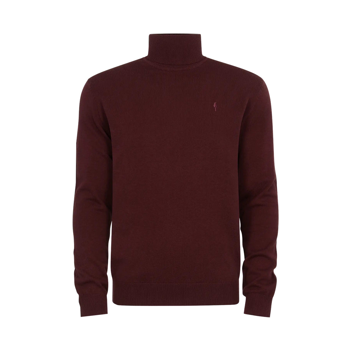 Mens Premium Cotton Turtleneck Long Sleeve Knit Sweater