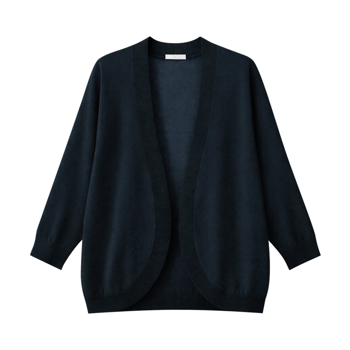 Womens Soft Knit Open-Front Lightweight Long Sleeve Cardigan