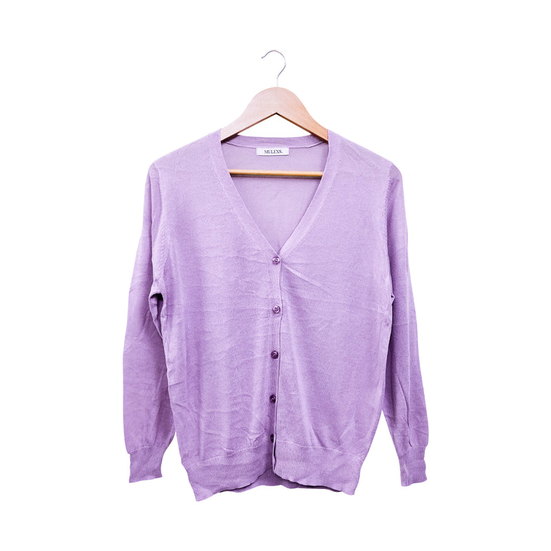 Women's V-neck Button Knitted Thin Sweater