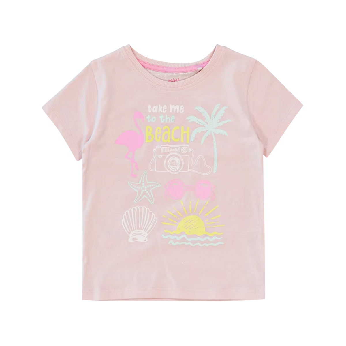 Girls Printed Soft Cotton Short Sleeve T-Shirt
