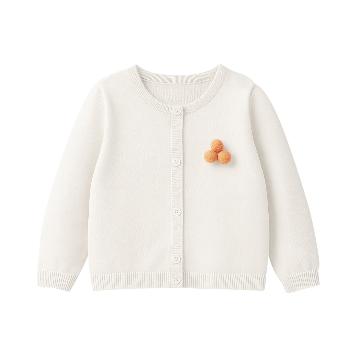 Baby Girls Cotton Knitted Cardigan Sweater