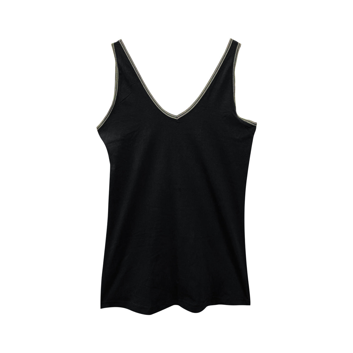 Womens V-Neck Sleeveless Cotton Vest Tank Top