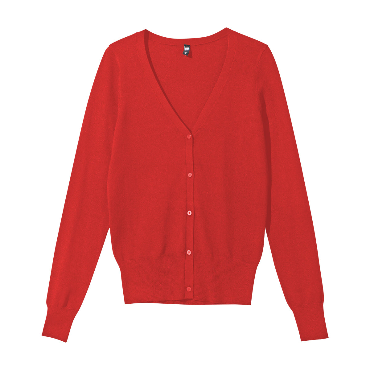 Womens Classic V-Neck Button-Down Long Sleeve Cardigan Sweater