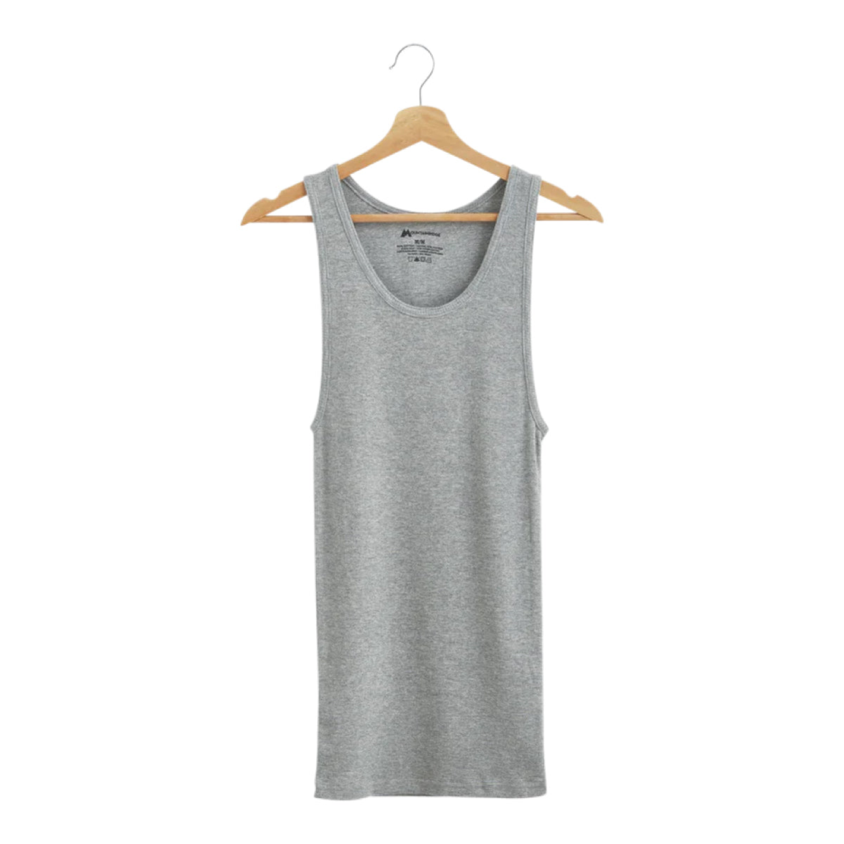 Men's Fitted Ribbed Scoop neck Cotton Tank Top