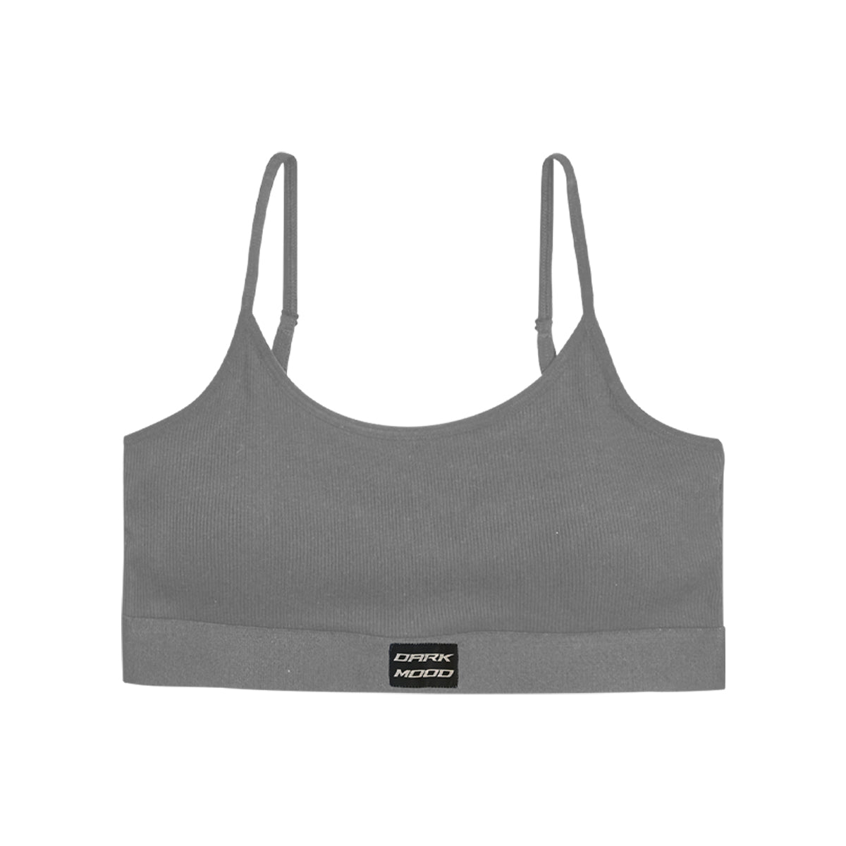 Ladies Adjustable Ribbed Padded Sports Bra