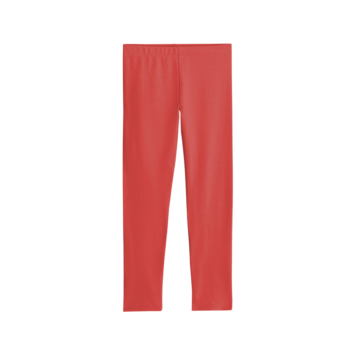 Girls Regular Waist Cotton Jersey Leggings