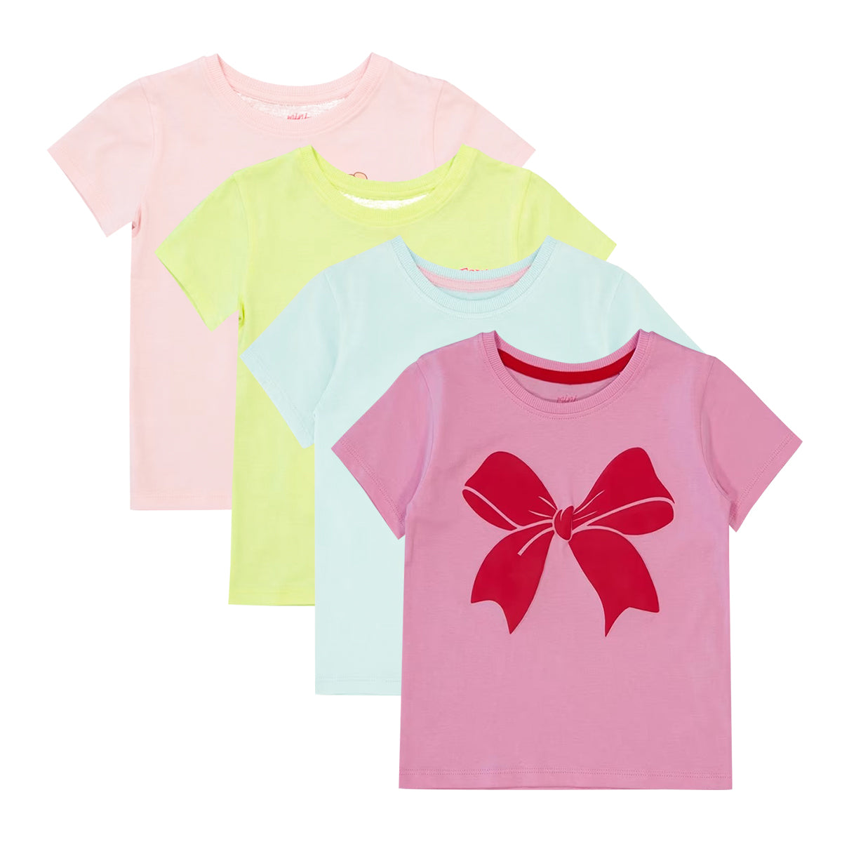 Girls Printed Soft Cotton Short Sleeve T-Shirt