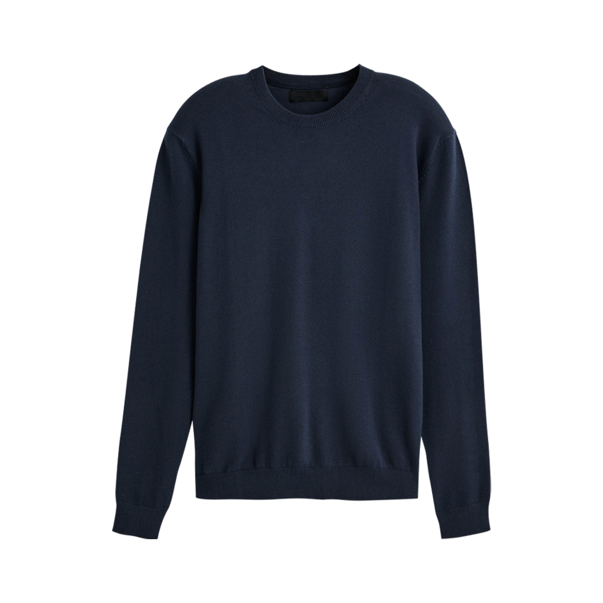 Mens Basic Knit Crew Neck Long Sleeve Pullover Sweater