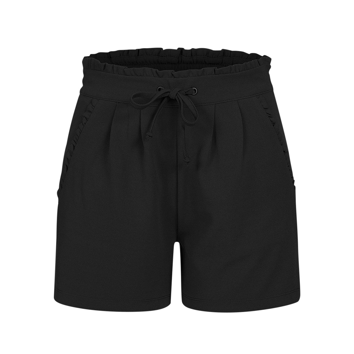 Womens Regular Fit Short Polyester Drawstring Shorts