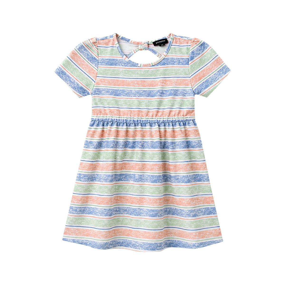 Girls Comfortable Printed Casual Short Sleeve Frock