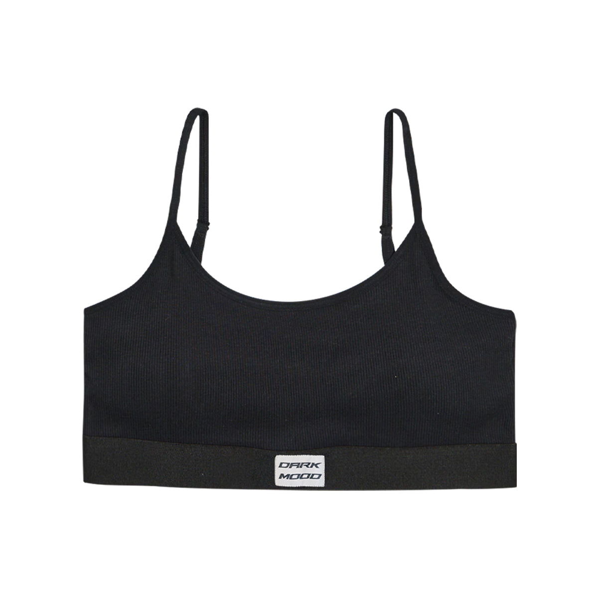 Ladies Adjustable Ribbed Padded Sports Bra