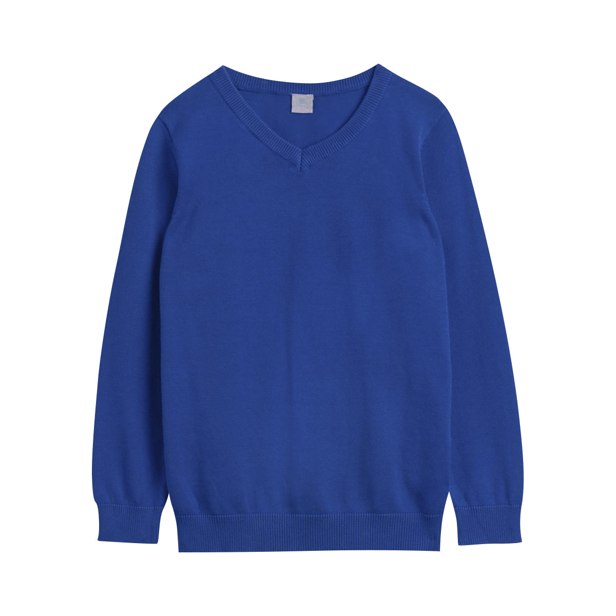 Boys V-Neck Long Sleeve Cotton Sweater