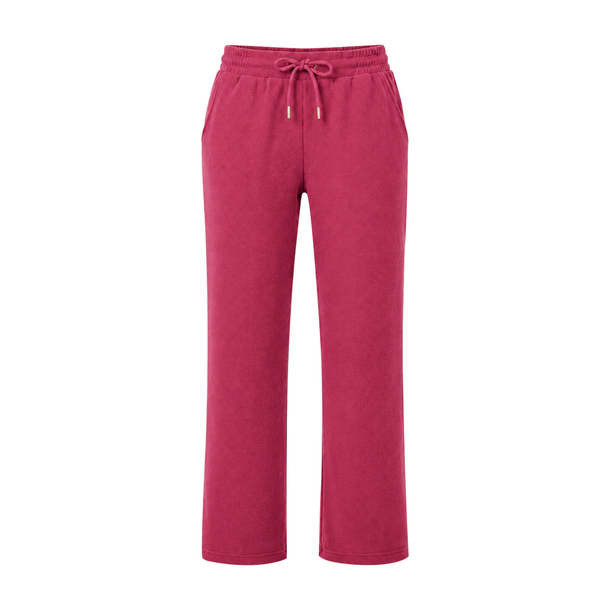 Womens Micro Fleece Straight Leg Pants with Pockets