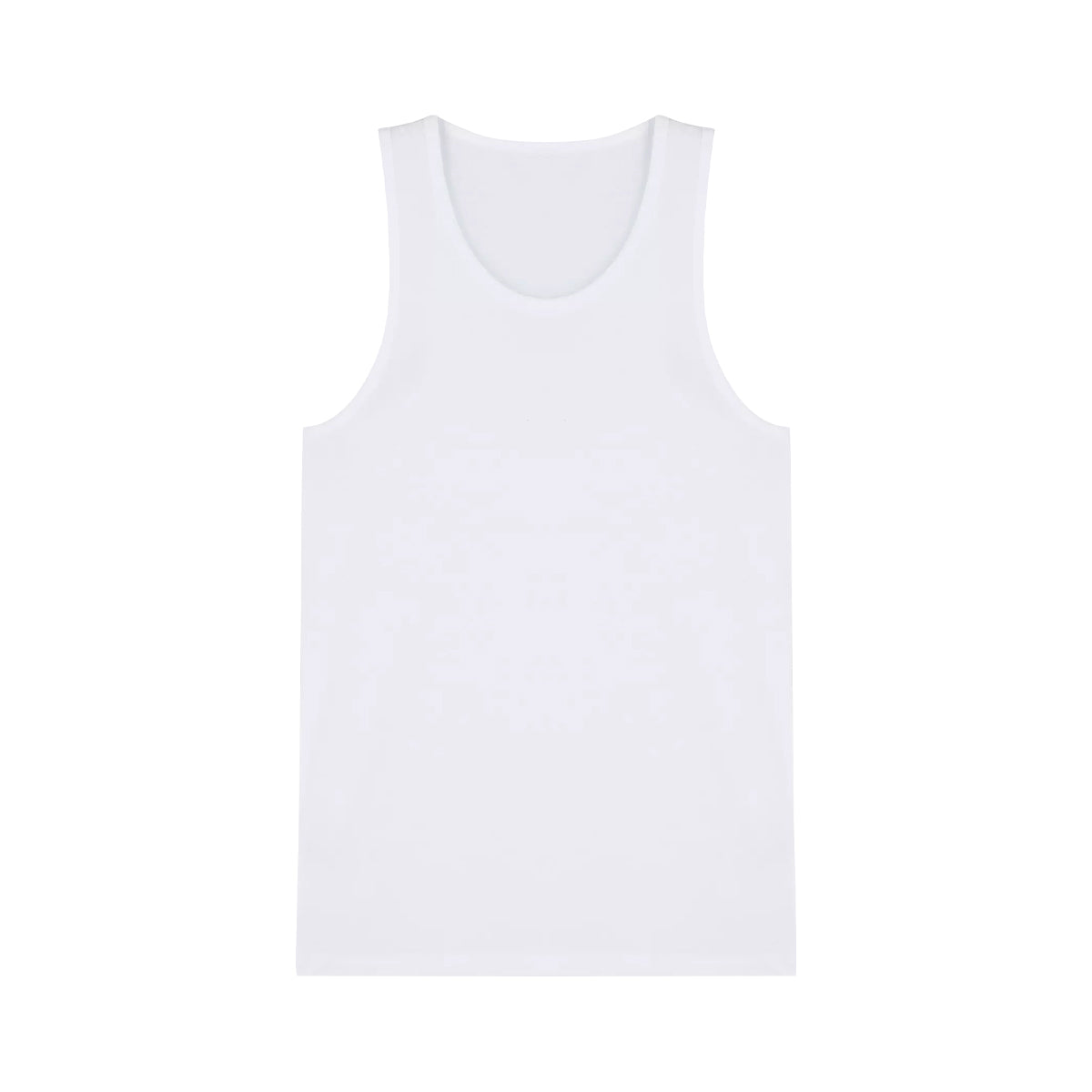 Mens 3-Pack Sleeveless Vests Cotton White Tank Top