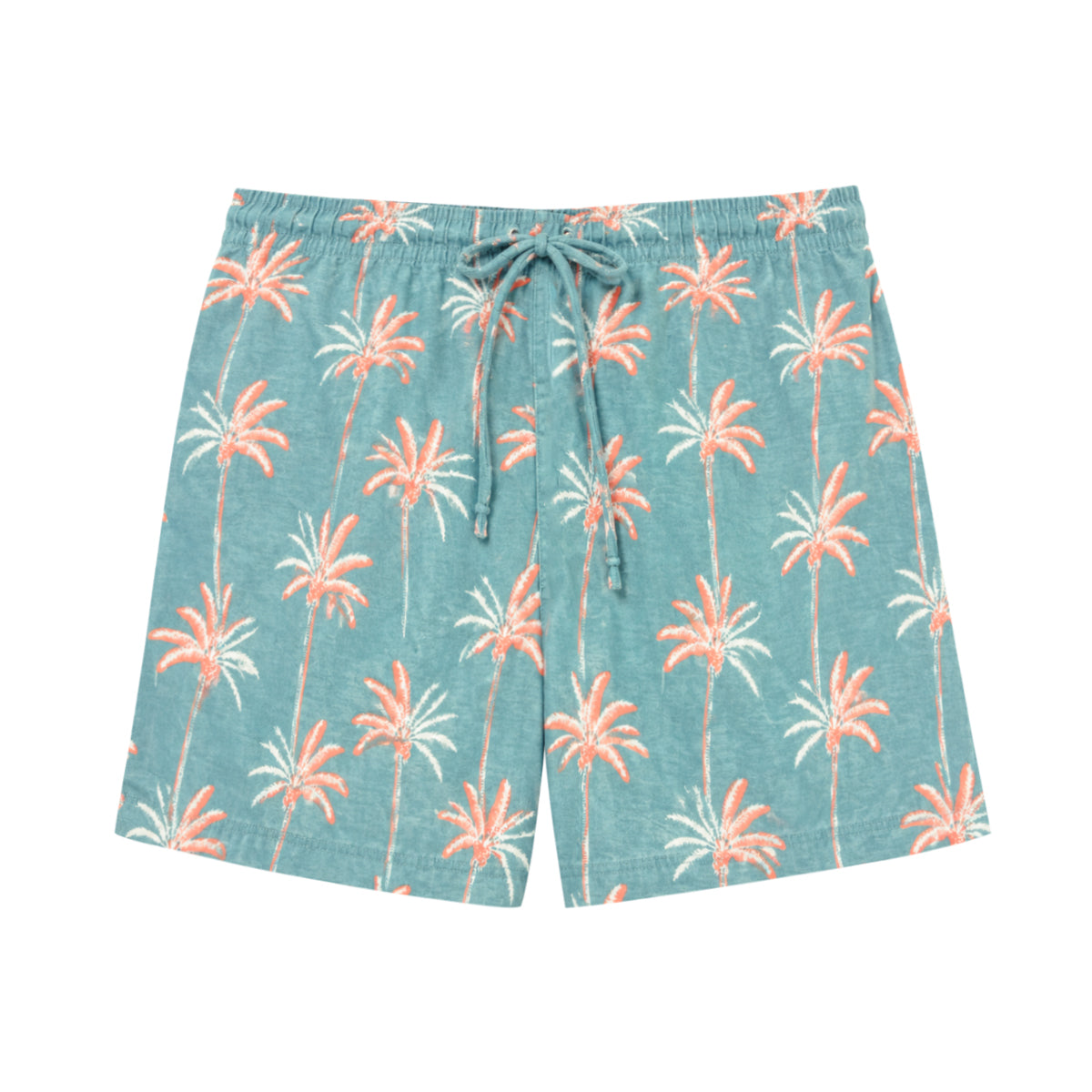 Mens Summer Soft Lightweight Printe Sleepwear Pajama Shorts