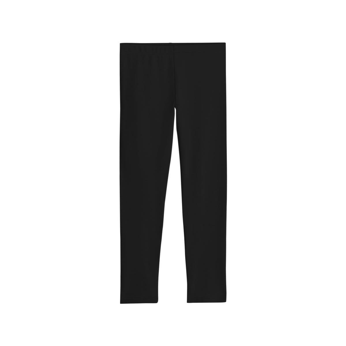 Girls Regular Waist Cotton Jersey Leggings