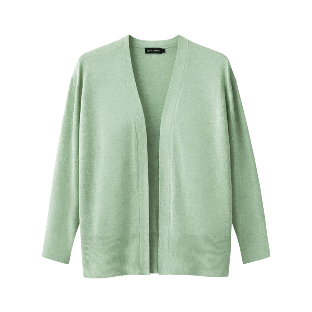 Womens Lightweight Open-Front Knit Soft Long Sleeve Cardigan