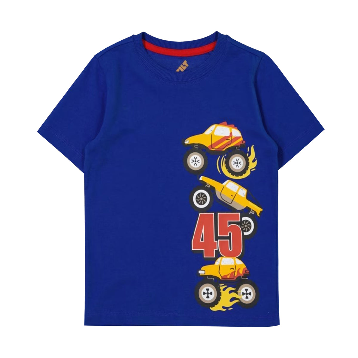 Boys Fun Printed Half Sleeve Soft, Comfortable Cotton T-Shirt