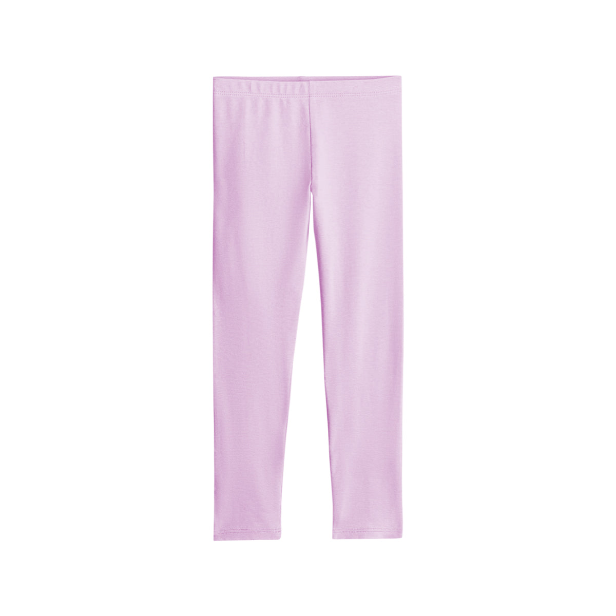 Girls Regular Waist Cotton Jersey Leggings