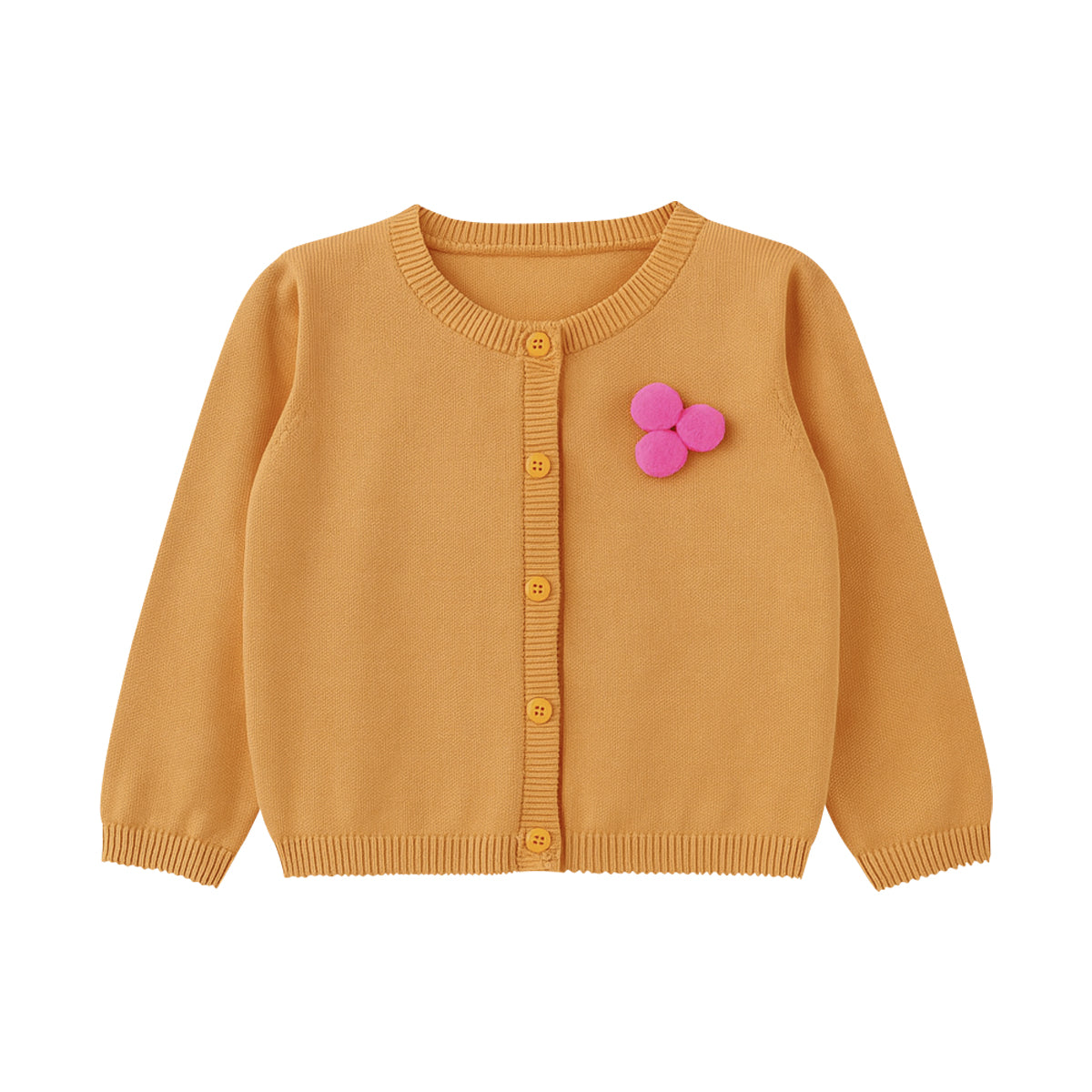 Baby Girls Cotton Knitted Cardigan Sweater