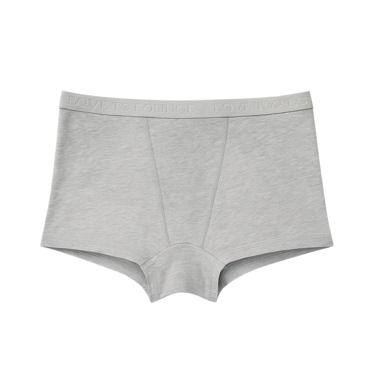 Women's Mid Waist Cotton Boxer Brief Panty